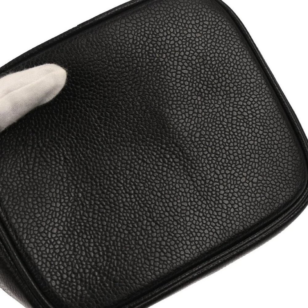 Chanel Black Calfskin Timeless Vanity Handbag 126186 - Picture 7 of 10